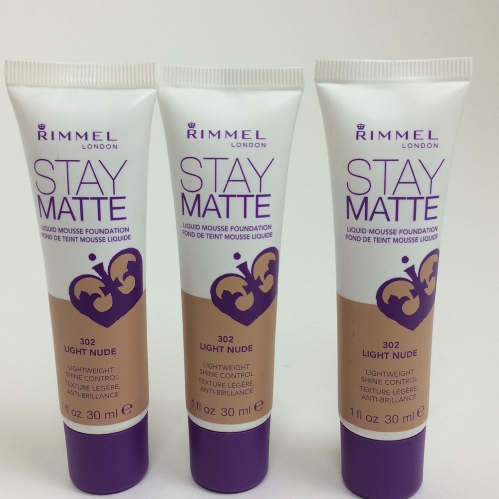 Rimmel Stay Matte 3 Liquid Mousse Foundation 302